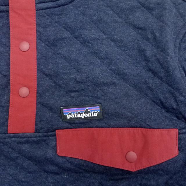 好配色 patagonia パタゴニア ネルシャツ オーガニック M 赤 灰 ba25afd24ca818238b26018af3be6e