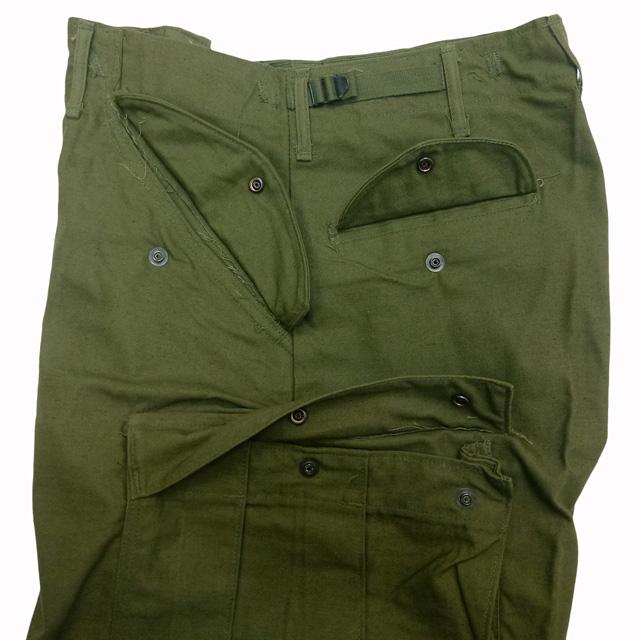 70s M-65 フィールドパンツ オリーブグリーン 50s 米軍 U.S.ARMY M-51 フィールド カーゴパンツ オリーブ
