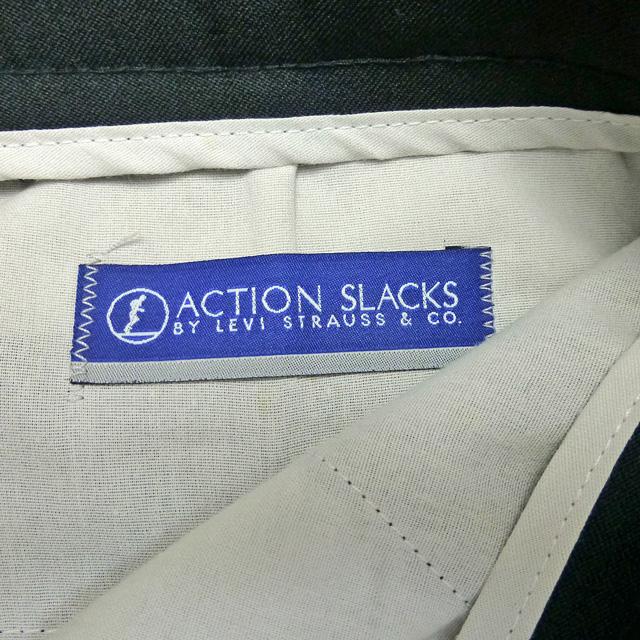 Levi's（リーバイス） Used 00's Levis Action Slacks Black/古着 00