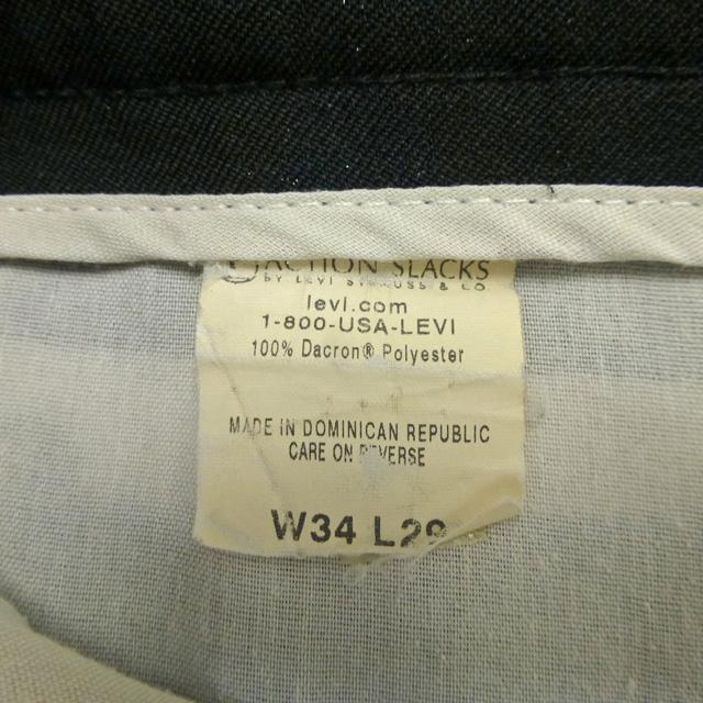 Levi's（リーバイス） Used 00's Levis Action Slacks Black/古着 00