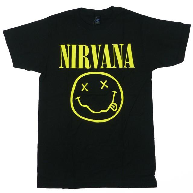 海外正規オフィシャル NIRVANA SMILEY Tee ニルヴァーナ Tシャツ 海外正規オフィシャル NIRVANA SMILEY Tee ニルヴァーナ Tシャツ