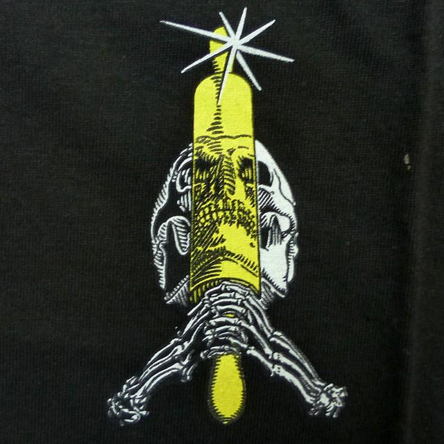 LA限定 Pizzanista Skull & Pin Tee ピッザニスタ Tシャツ パウエル 