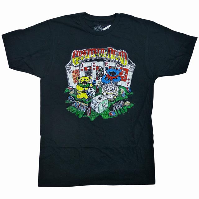 グレイトフルデッド バンT ポーカーズ着用 海外正規オフィシャル Grateful Dead Bears Poker Game Tee グレイト