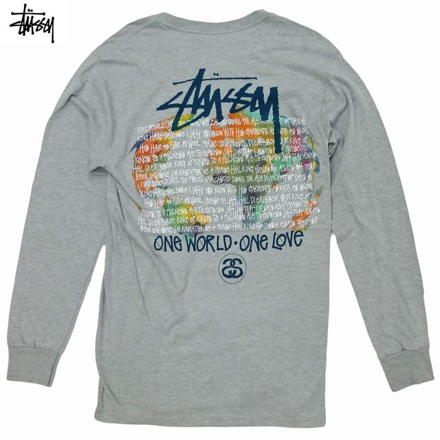 STUSSY（ステューシー） Stussy One World L/S Tee ロングスリーブ