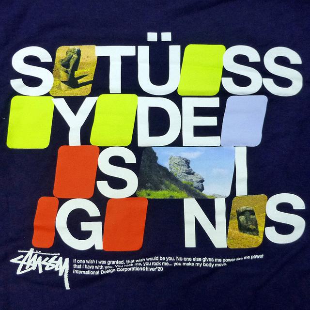 STUSSY（ステューシー） Stussy Designs Moai L/S Tee ロングスリーブ 