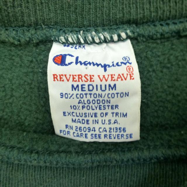 Champion Used USA製 90's 刺繍タグ Reverse Weave Sweat Shirts Champion Used USA製 90's 刺繍タグ Reverse Weave Sweat Shirts
