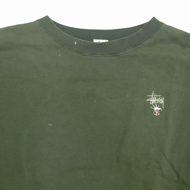 STUSSY Used 90's 初期白タグ Made in USA Old Stussy Crew STUSSY Used 90's 初期白タグ Made in USA Old Stussy Crew