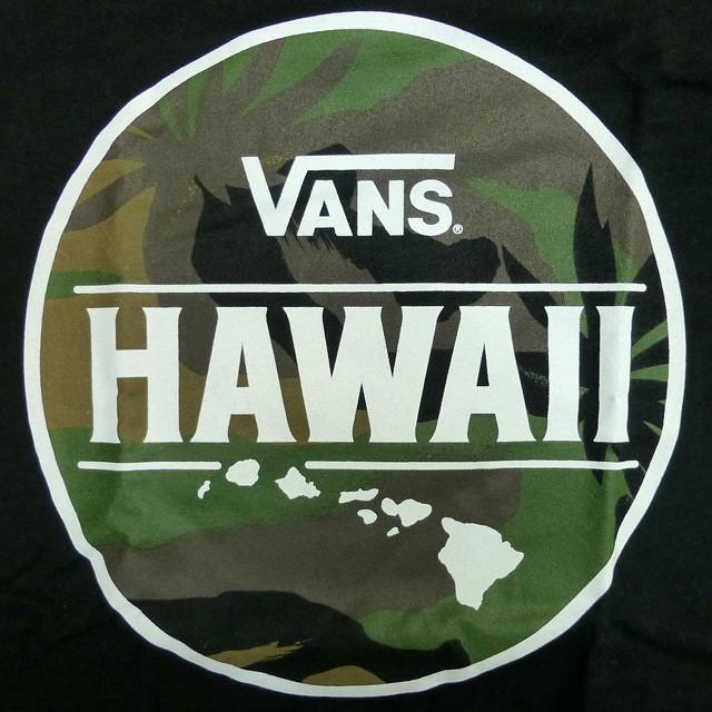 Vans Hawaii限定 Makai Fill Camo Tee 迷彩 ヴァンズ ハワイ限定 Tシャツ 黒【ゆうパケット対応】｜trickortreat｜02