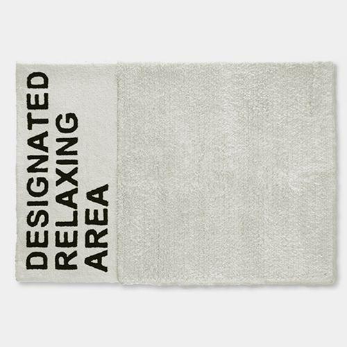 Designated Relaxing Area Rug White / デジグネイテッドリラクシング エリア ラグ ホワイト [Airconditioned / エアコンディションド]｜trico