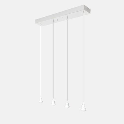 Quad (クアッド) 1×4 / 4灯吊下げ照明用器具・長方形 [Airconditioned (エアコンディションド)]