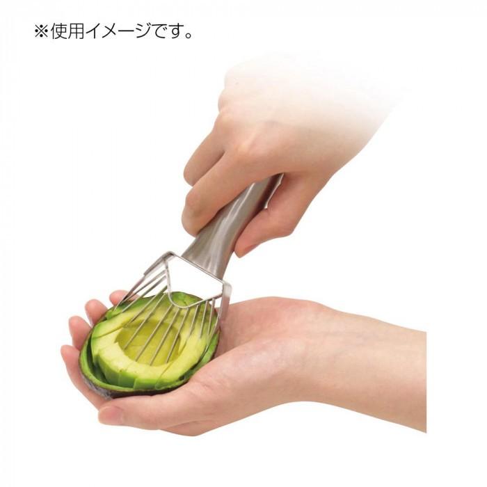 ガジェコン オールステンレスアボカドカッター アボカド ピーラー 切り方 簡単 ディップ 固いとき サラダ レシピ キッチン 便利 グッズ トライスクル 通販 Yahoo ショッピング