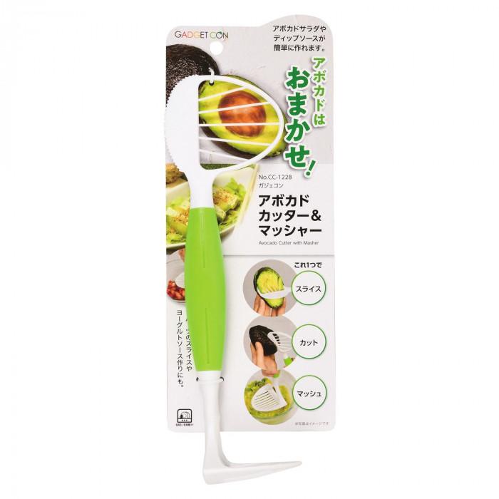ガジェコン アボカドカッター マッシャー アボカド ピーラー 切り方 簡単 ディップ 固いとき サラダ レシピ キッチン 便利 グッズ トライスクル 通販 Yahoo ショッピング
