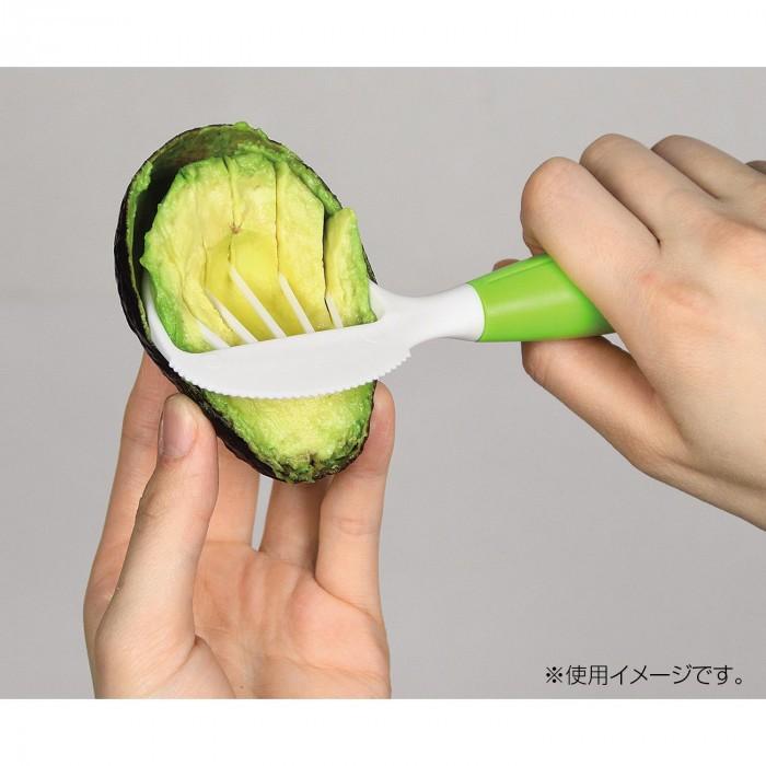 ガジェコン アボカドカッター マッシャー アボカド ピーラー 切り方 簡単 ディップ 固いとき サラダ レシピ キッチン 便利 グッズ トライスクル 通販 Yahoo ショッピング