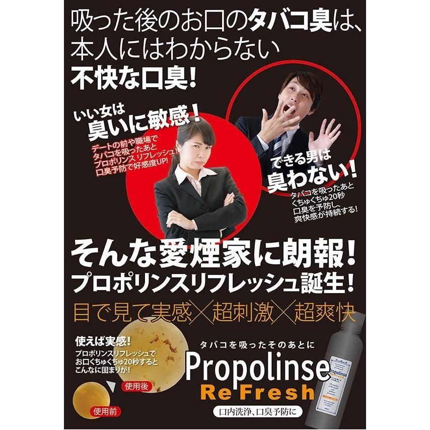 プロポリンス リフレッシュ 600ml(マウスウォッシュ 煙草 喫煙者 口臭対策 タンパク質 業務用 エチケット 便利 グッズ)|tricycle|03