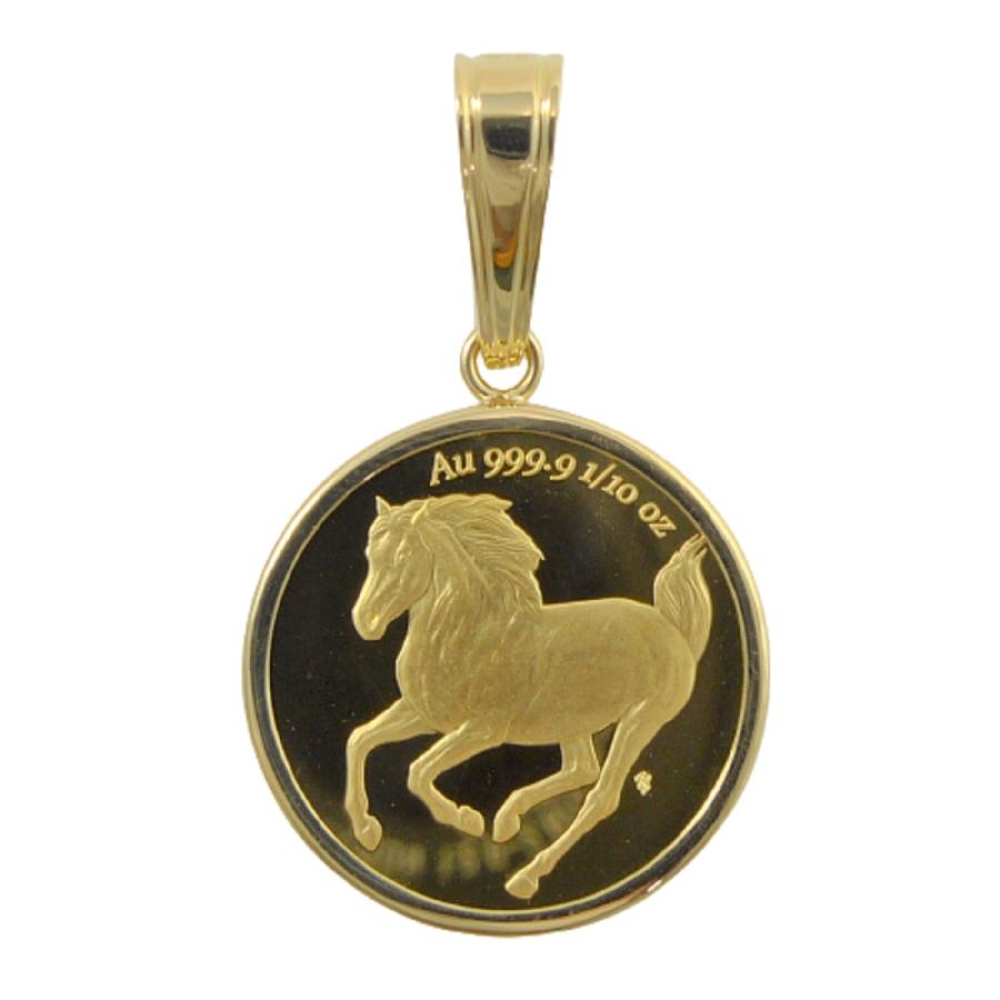 TRIDEA JEWELRY（トライディアジュエリー） 純金 k24 ホース コイン