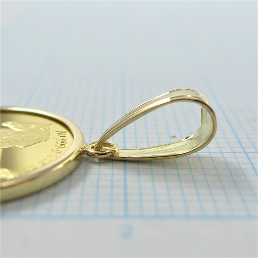 TRIDEA JEWELRY 純金 k24 ホース コイン ペンダントトップ