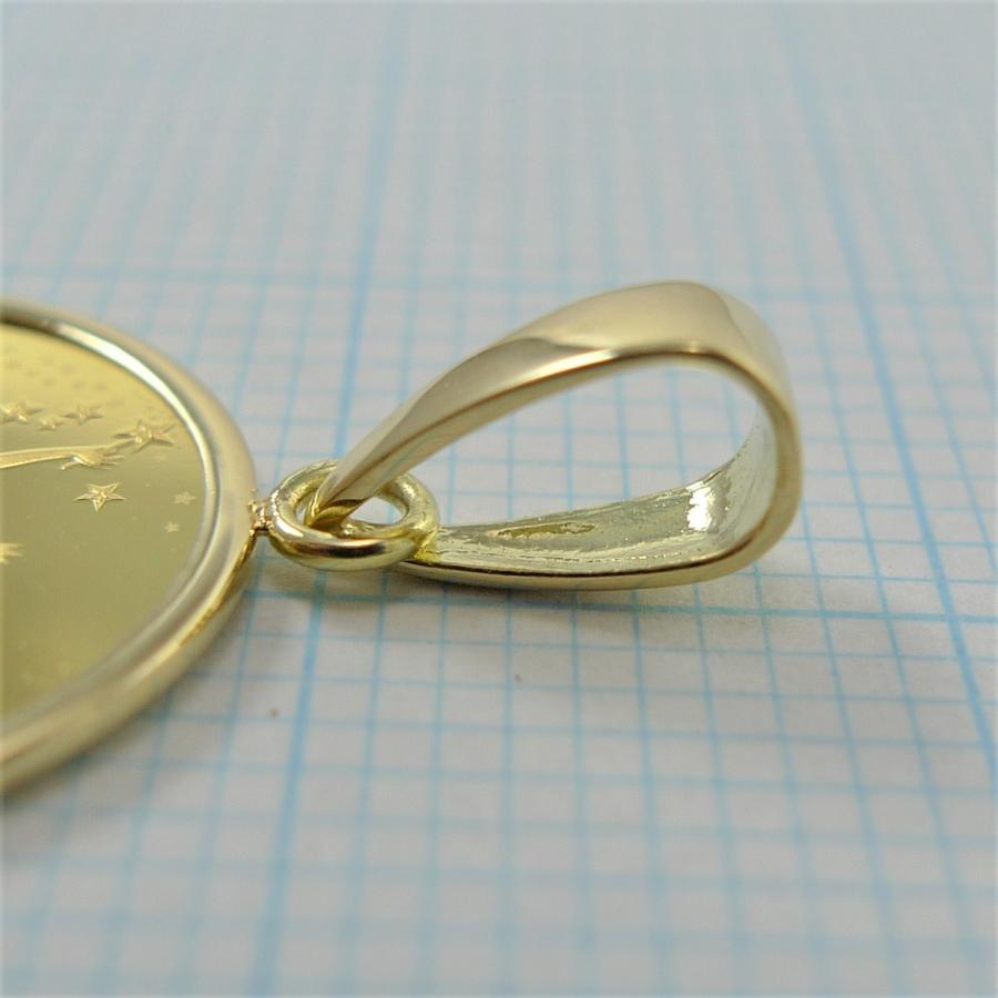 純金 k24 フェアリー コイン ペンダントトップ ソロモン 金貨 24金 1/25オンス 1.6g 妖精 エリザベス2世 メンズ レディース プレゼント ギフト 爆買の画像