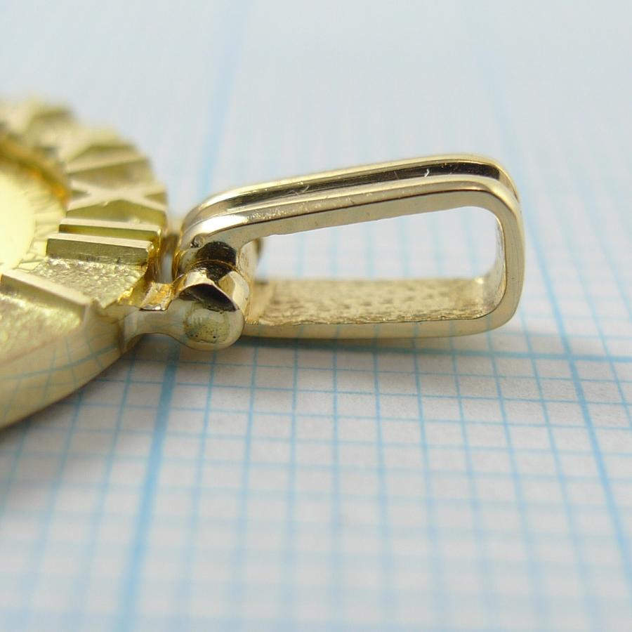 純金 k24 エンジェル コイン ペンダントトップ アトラス ソロモン 金貨 24金 1/25オンス 3.7g 天使 エリザベス2世 メンズ レディース プレゼント ギフト 爆買の画像