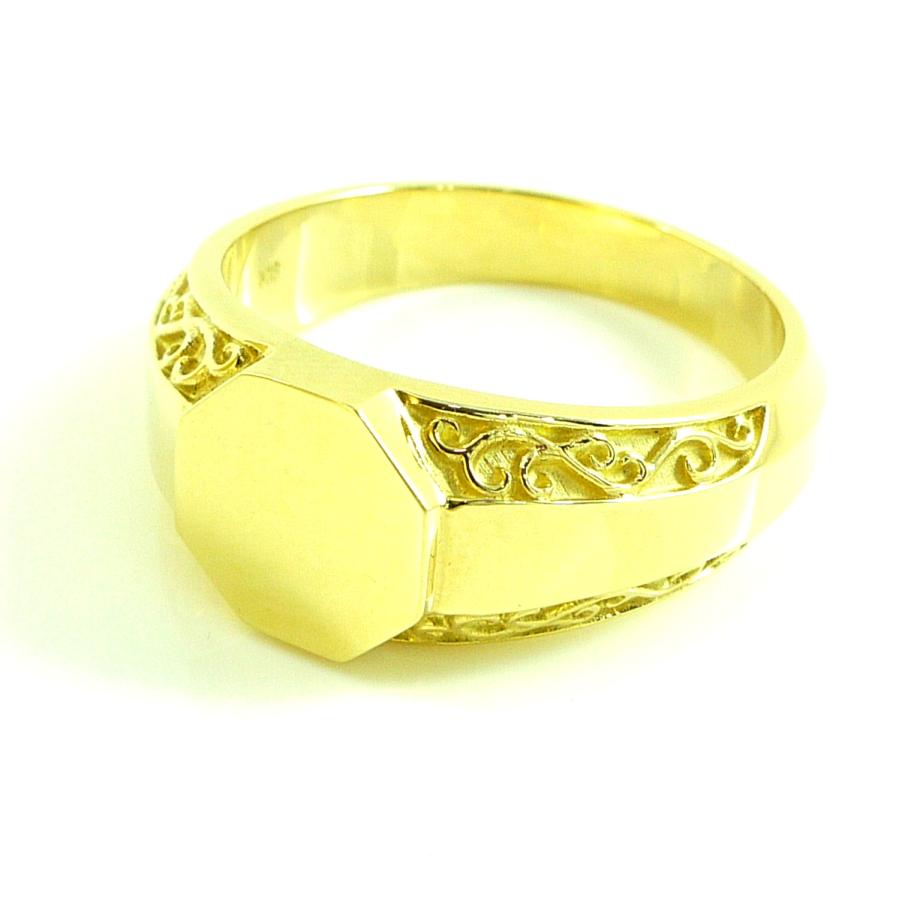 TRIDEA JEWELRY 18金 印台リング 13g メンズ 指輪 印台 TRIDEA JEWELRY 18金 印台リング 13g メンズ 指輪 印台