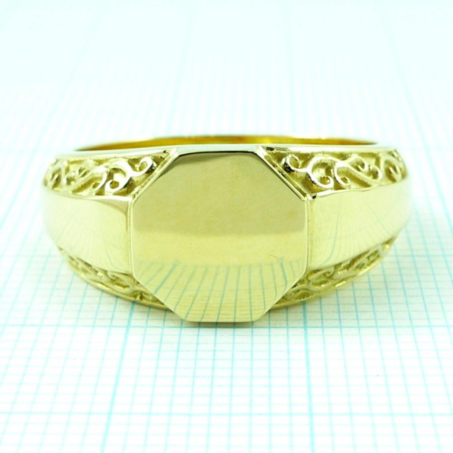 TRIDEA JEWELRY 18金 印台リング 13g メンズ 指輪 印台 TRIDEA JEWELRY 18金 印台リング 13g メンズ 指輪 印台
