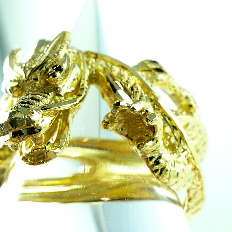 TRIDEA JEWELRY（トライディアジュエリー） 18金 リング 龍 ドラゴン