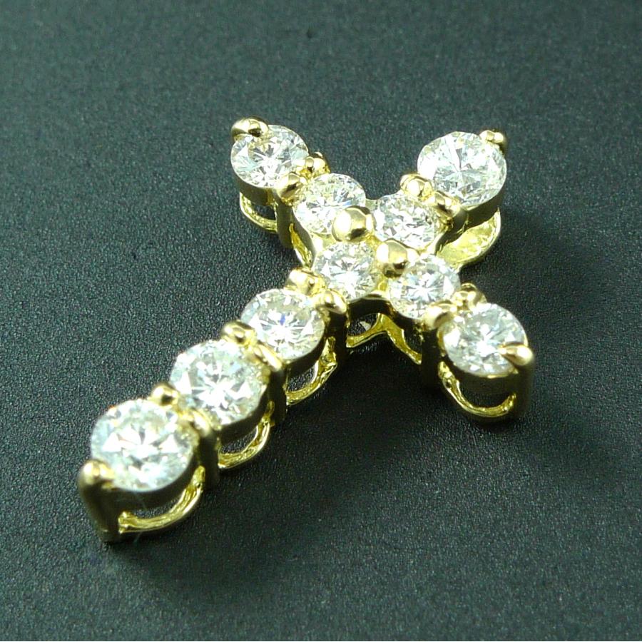 TRIDEA JEWELRY（トライディアジュエリー） 18金 クロス ペンダント 