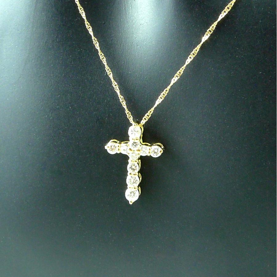 TRIDEA JEWELRY（トライディアジュエリー） 18金 クロス ペンダント 