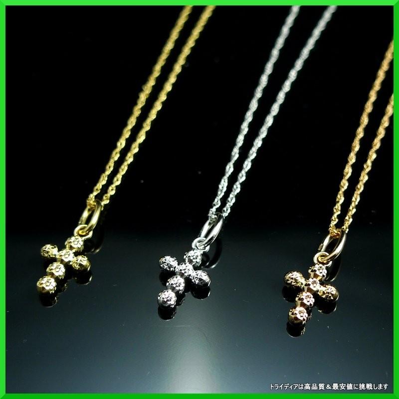 アクセサリー K18 シャンデリアカットボール ネックレス K18 幅4mm 55cm