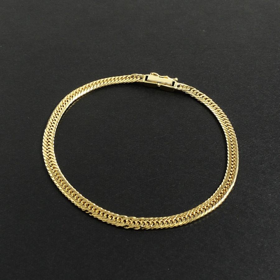 TRIDEA JEWELRY 18金 喜平 ブレスレット 4.7g 17cm 8面 トリプル 