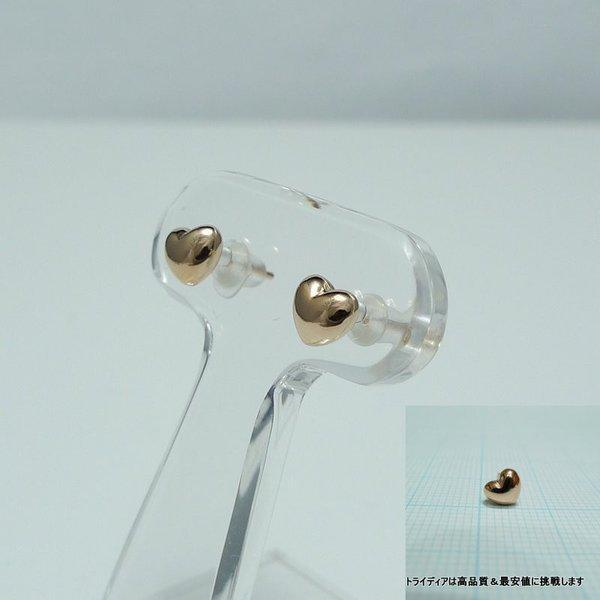 TRIDEA JEWELRY（トライディアジュエリー） 選べる 18金 ハート ピアス