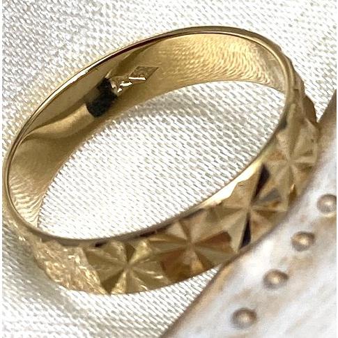 TRIDEA JEWELRY（トライディアジュエリー） K18 カットリング イエロー