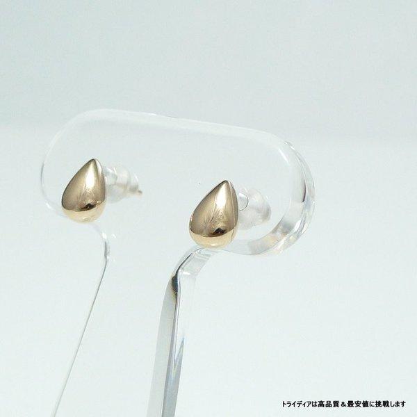 TRIDEA JEWELRY 選べる 18金 ティアドロップ ピアス 片耳 1個