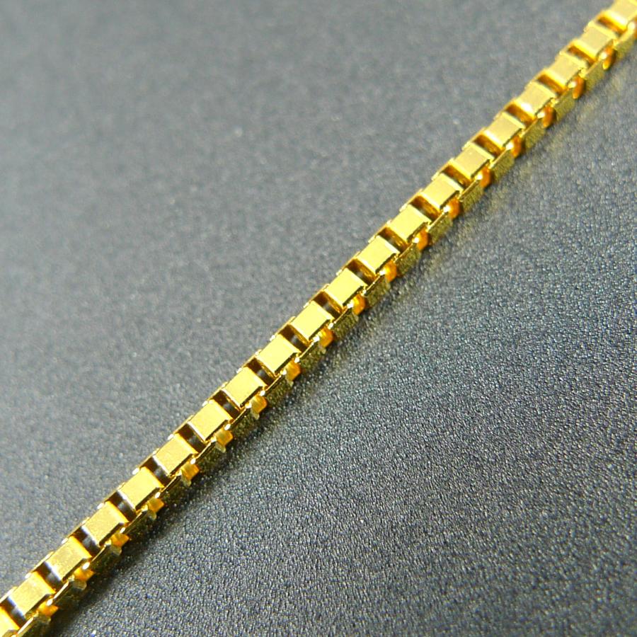 純金 ベネチアンネックレス 24金 幅1mm 45cm 4.7g スライド プレゼント レディース K24 爆買の画像