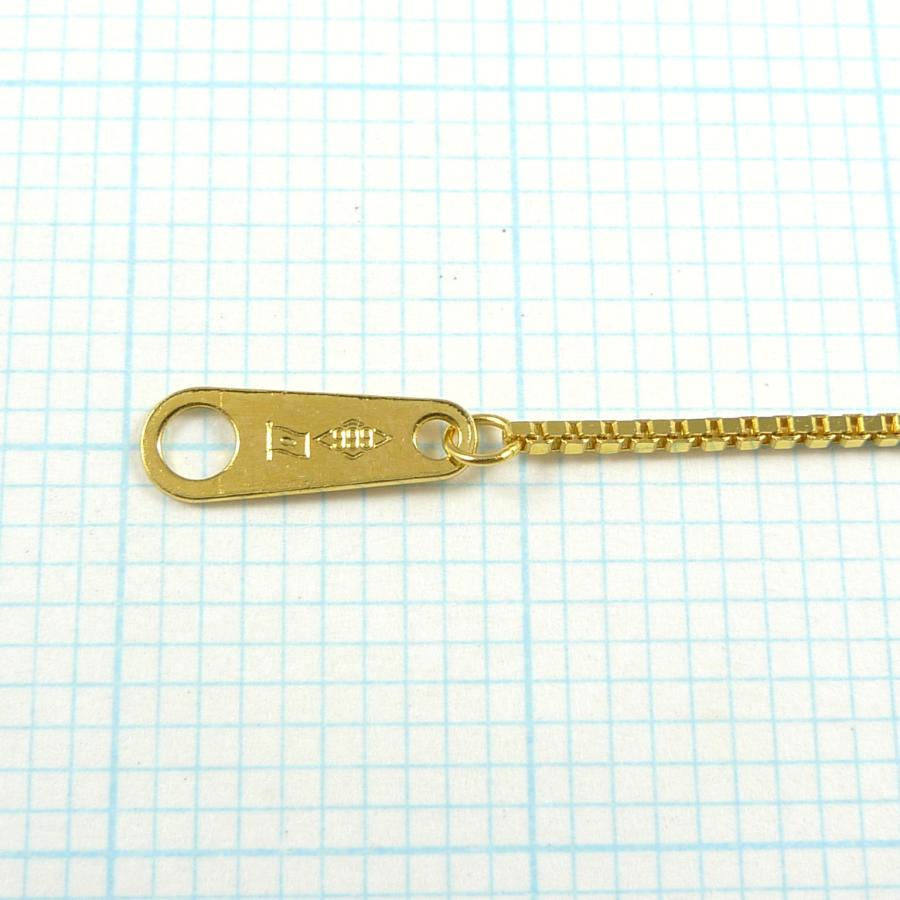 純金 ベネチアンネックレス 24金 幅0.7mm 45cm 2.9g スライド プレゼント レディース K24 爆買の画像