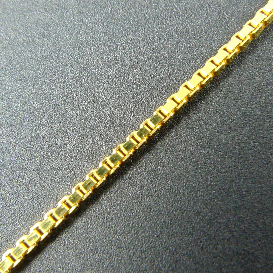 純金 ベネチアンネックレス 24金 幅0.7mm 45cm 2.9g スライド プレゼント レディース K24 爆買の画像