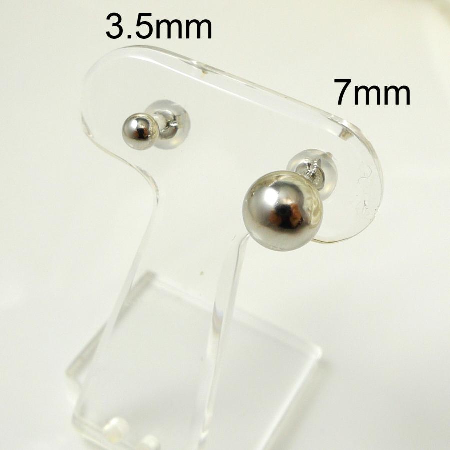 TRIDEA JEWELRY プラチナ 丸玉 ピアス 片耳 2mm 2.5mm 3mm TRIDEA JEWELRY プラチナ 丸玉 ピアス 片耳 2mm 2.5mm 3mm