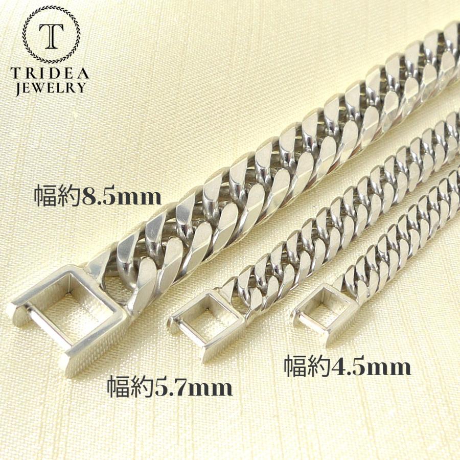 シルバー ネックレス 喜平 6面 ダブル 60cm 25g 幅4.6mm SV925 中折 メンズ レディース 喜平ネックレス 銀 SILVER 925 SV 誕生日 プレゼント 爆買の画像