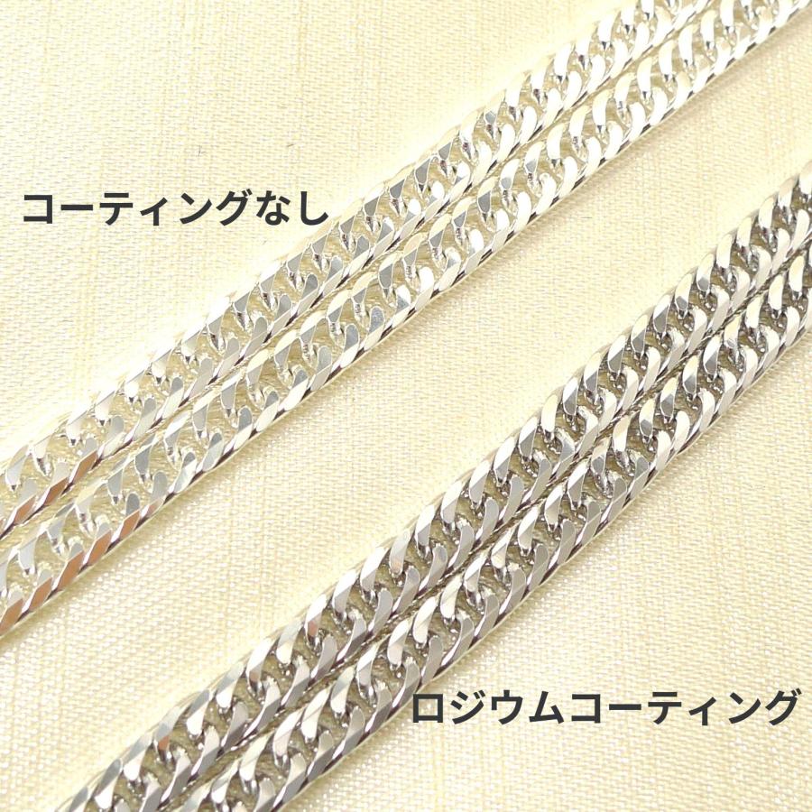 シルバー ネックレス 喜平 6面 ダブル 60cm 18g 幅3.5mm SV925 中折 コーティングなし メンズ レディース 喜平ネックレス 銀 SILVER 925 SV プレゼント 爆買 | TRIDEA JEWELRY | 05