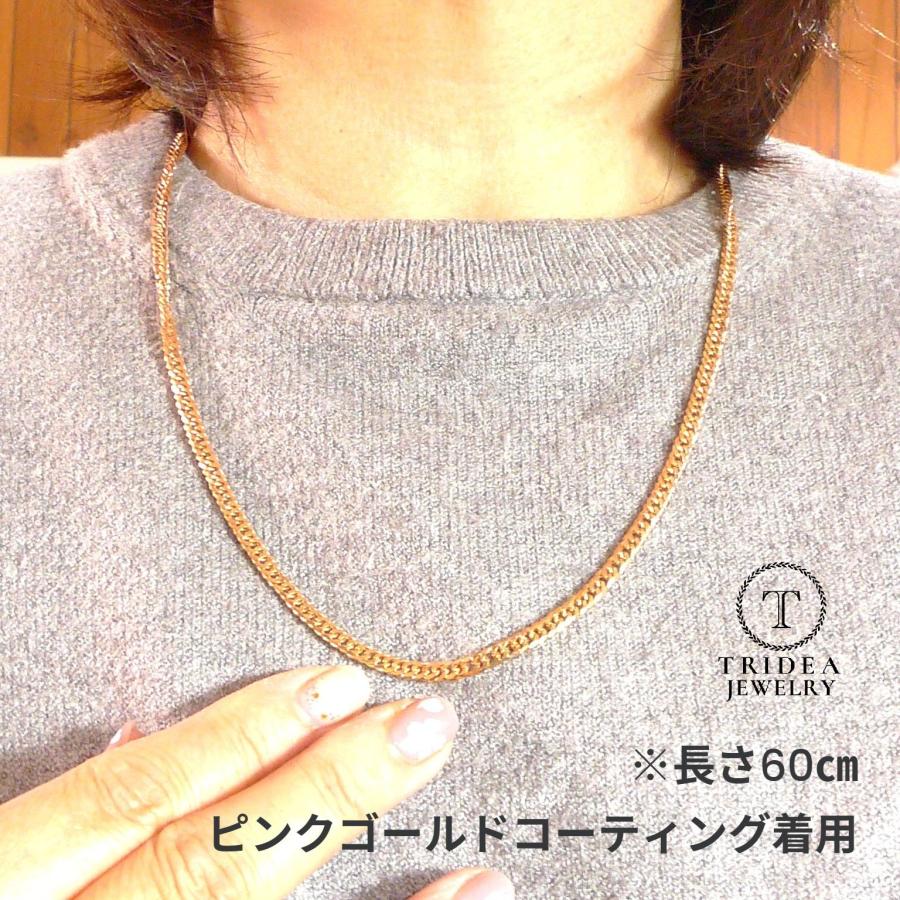 シルバー ネックレス 喜平 6面 ダブル 60cm 18g 幅3.5mm SV925 中折 コーティングなし メンズ レディース 喜平ネックレス 銀 SILVER 925 SV プレゼント 爆買 | TRIDEA JEWELRY | 07