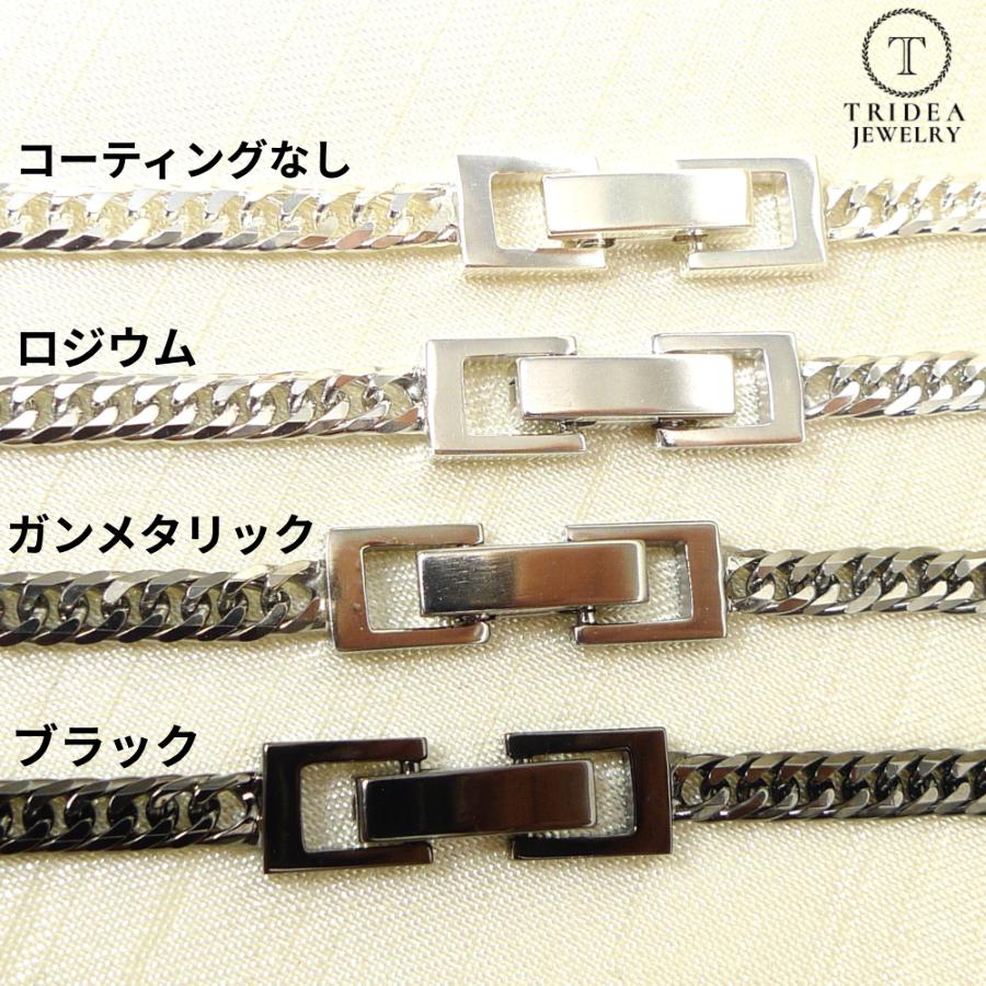 シルバー ネックレス 喜平 6面 ダブル 60cm 18g 幅3.5mm SV925 中折 コーティングなし メンズ レディース 喜平ネックレス 銀 SILVER 925 SV プレゼント 爆買 | TRIDEA JEWELRY | 09