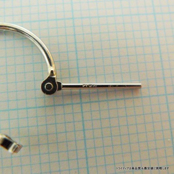 プラチナ Pt900 フープピアス 小さめ 国産 幅1mm 外径13mm 片耳 1個 レディース メンズ リング パイプ ピアス 爆買の画像