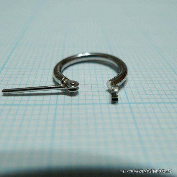 TRIDEA JEWELRY プラチナ Pt900 フープピアス 小さめ 国産 幅1.5 TRIDEA JEWELRY プラチナ Pt900 フープピアス 小さめ 国産 幅1.5
