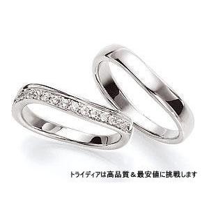 WishウィッシュWS505写真左Pt900プラチナリング結婚指輪マリッジ プレゼント ギフト 爆買
