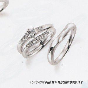 レヨン 右Pt900プラチナリング結婚指輪マリッジダイヤモンド プレゼント ギフト