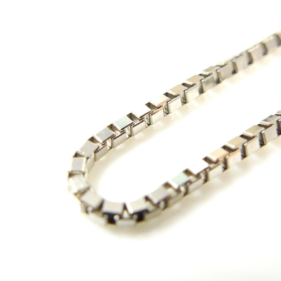 ベネチアン ネックレス プラチナ Pt850 チェーンのみ メンズ レディース 幅0.8mm 60cm 3.1g スライド プレゼント ギフト 爆買_6