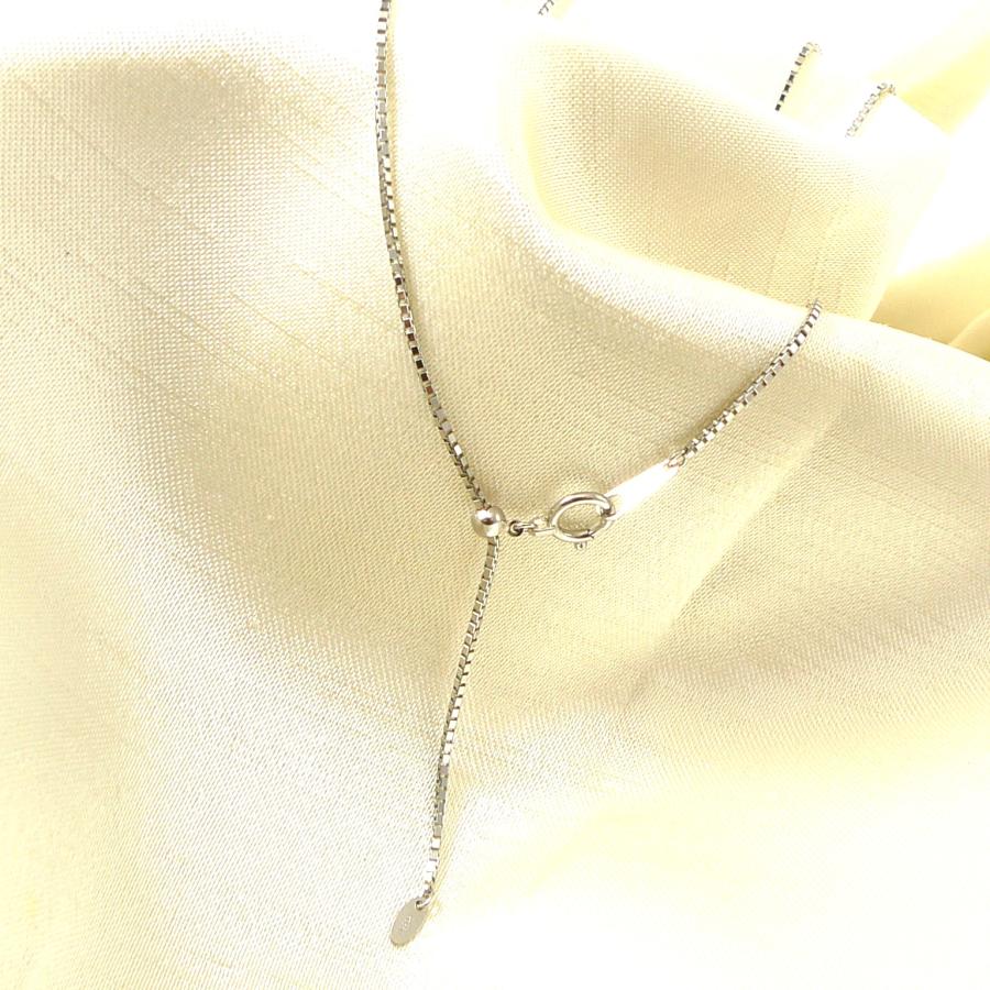 ベネチアン ネックレス プラチナ Pt850 チェーンのみ メンズ レディース 幅0.8mm 60cm 3.1g スライド プレゼント ギフト 爆買_2