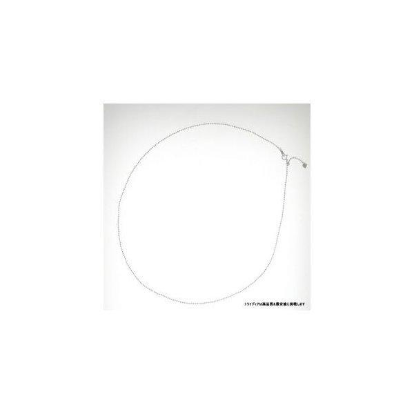 カットボール ネックレス 18金 ホワイトゴールド WG チェーンのみ k18 メンズ レディース プレゼント 幅1.5mm 60cm 5.5g スライド プレゼント ギフト 爆買の画像