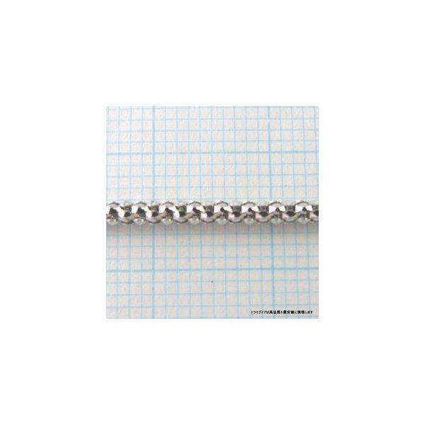 ラズベリー ネックレス 18金 ホワイトゴールド WG チェーンのみ k18 メンズ レディース プレゼント 幅1.9mm 45cm 5.6g スライド プレゼント ギフト 爆買の画像