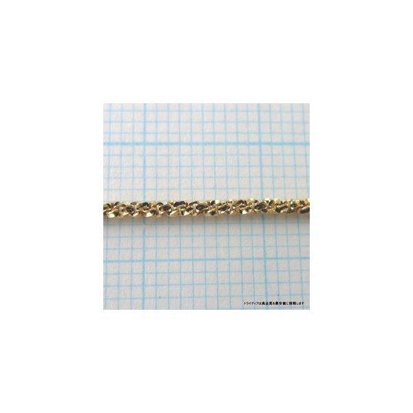 スリーファイブ ネックレス 18金 チェーンのみ k18 メンズ レディース プレゼント 幅1.3mm 45cm 4.6g スライド プレゼント ギフト 爆買の画像