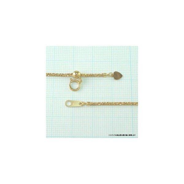 スリーファイブ ネックレス 18金 チェーンのみ k18 メンズ レディース プレゼント 幅1.5mm 45cm 6.2g スライド プレゼント ギフト 爆買の画像